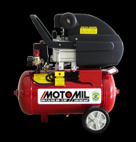 Compressor 120lbs 2HP 220V CMI-7,6/24BR Motomil