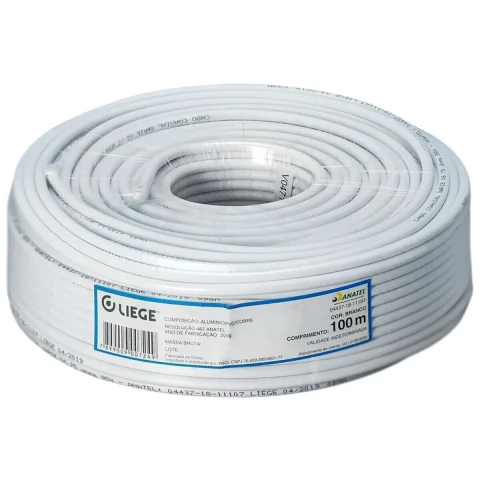 Cabo Coaxial Rg 59 67% 100M Br Liege