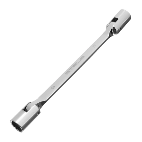 Chave Aperto Soquete Articulada Cromo Vanadio 14-15mm Stels