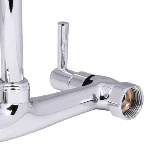 Torneira Cozinha Parede Latão Cromado Abertura Rápida 1/2'' C60 Liege