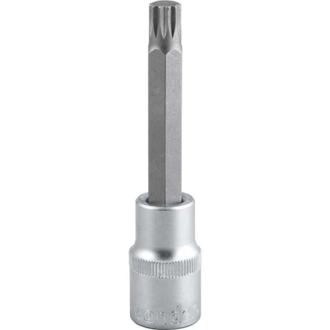 Soquete Multidentado Encaixe 1/2'' 12mm Longo CRV Vonder