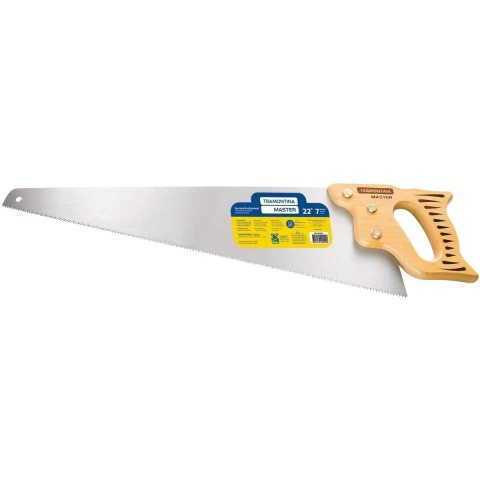 Serrote Profissional Tramontina MASTER 22'' 7 Dentes Por Polegada Aço Carbono Cabo Madeira