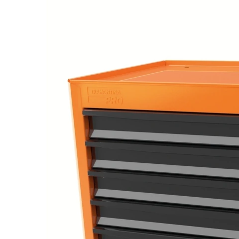 Módulo Para Bancada 5 Gavetas 1 Porta 90° Telescópica 30 Kg Capacidade Tramontina PRO