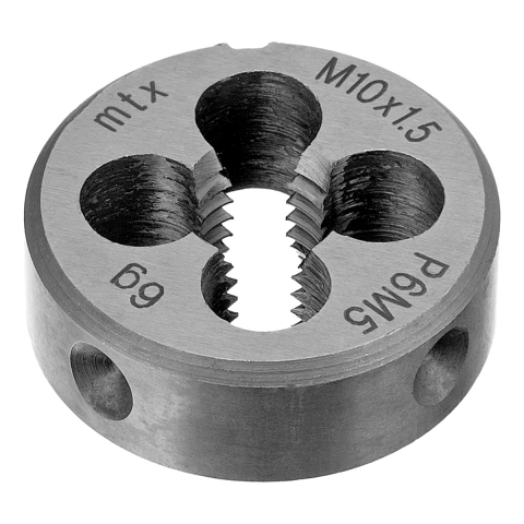 Cossinete Manual M10 x 1,5mm 6G MTX 770929 Aço Rápido