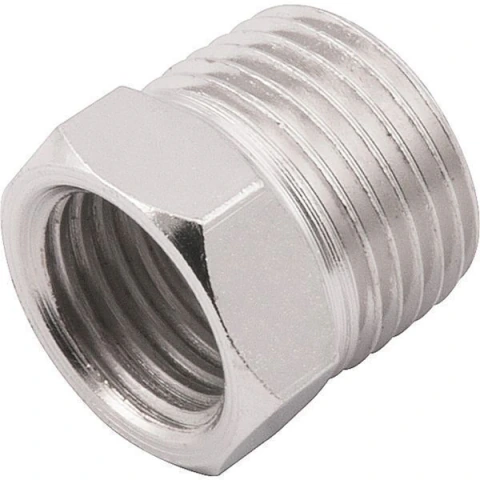 Adaptador 3/8x1/4" macho/npt aço zincado com 1 peça Vonder