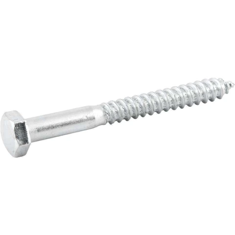 Parafuso Sextavado Rosca Soberba (08) 5/16''x75mm Aço Zincado ASME B18.2.1 Nove54