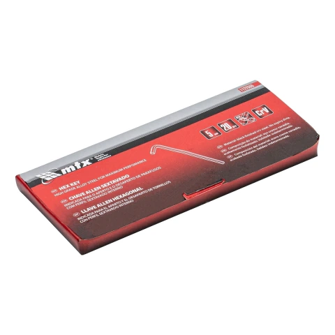 Chave Allen Curta Fosfatizada Cromo Vanadio 5mm 20 Peças MTX