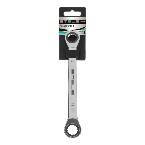 Chave Estrela 12-13 mm Cromo Vanádio Aço CrV 1 Peça Stels