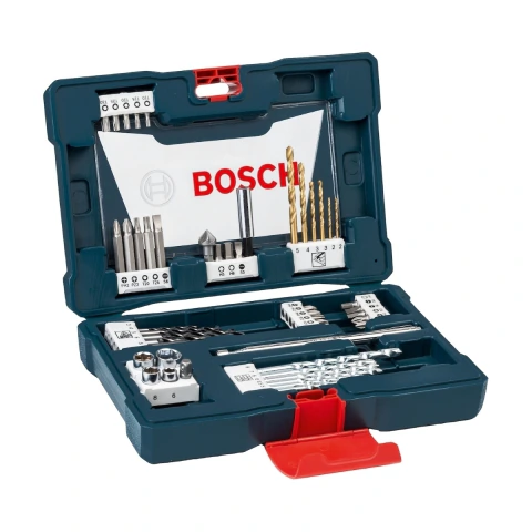 Kit De Pontas E Brocas Em Titânio Bosch V-Line 48 Peças