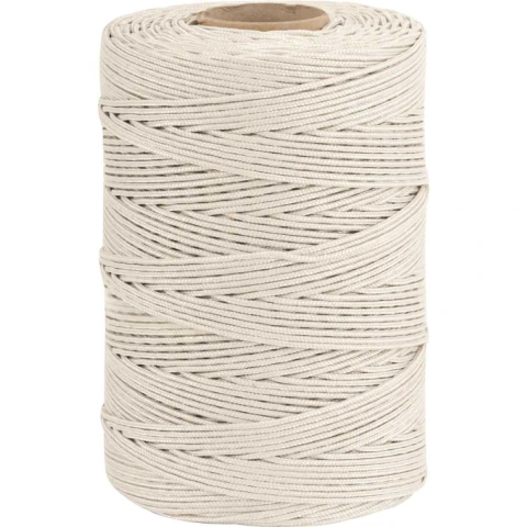 Corda Multifilamento Trançada 3,0mm 4,5kg 603m Branca Vonder