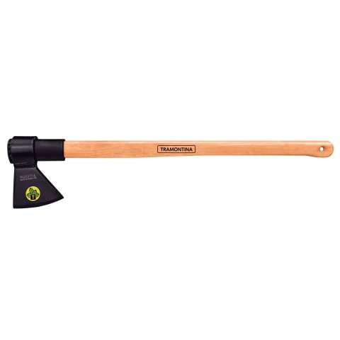 Machado Soldado Cabeça Redonda Tramontina Aço 90cm Cabo Madeira Olho 38x71mm