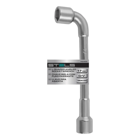 Chave Biela Com Furo Passante Cromo Vanádio 17mm Stels