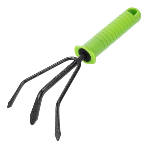 Ancinho Rastelo 3 Dentes 100x235 mm Aço Esmaltado Cabo Polipropileno Palisad