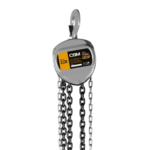 Talha Manual de Corrente 2 Ton Elevação 8 metros Csm