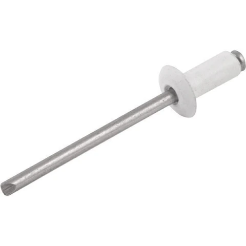 Rebite Alumínio Branco 3,2x8mm 308 com 1000 peças Vonder