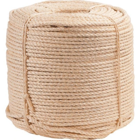 Corda sisal torcida 6,0mm 10,5kg 400 metros natural - Vonder