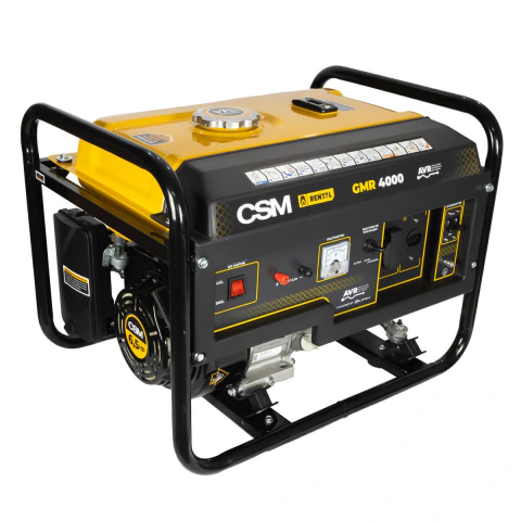 Gerador De Energia Portátil Gasolina 4.0 kVA 6.5 HP 15 L Monofásico Com AVR GMR 4000 Profissional CSM
