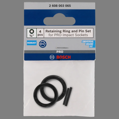 Anel De Retenção E Pino Bosch Pro Impact 3/8''