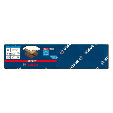 Disco De Lixa Bosch Expert C470 225 mm G60 25 Peças