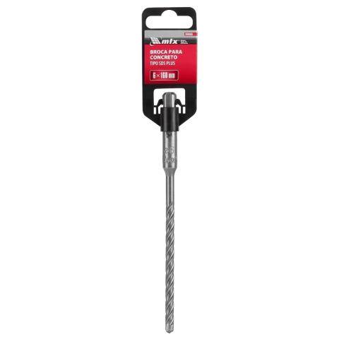 Broca Para Concreto Sds Plus 6 X 160 mm Ponta Em Cruz Mtx 1 Peça