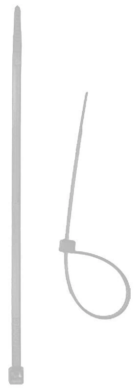 Abraçadeira de nylon 2,5x150mm branca com 100 peças - Belfix