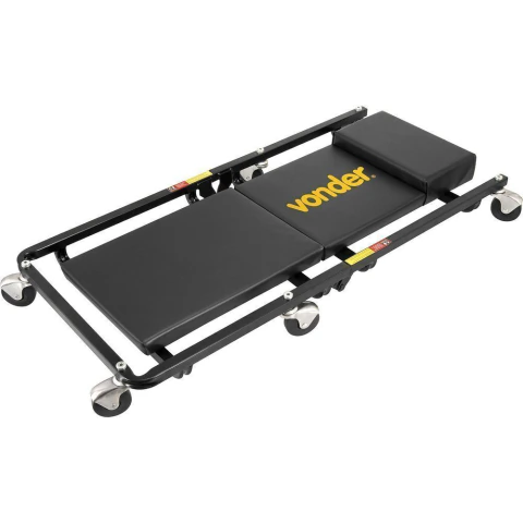 Carrinho Esteira Automotiva 100 KG 91x42,5x10cm Dobrável Mecânico Vonder