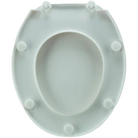 Assento Sanitário Universal Prime Cinza Liege Anatômico Anti-Impacto Fácil Limpeza 3 Meses Garantia