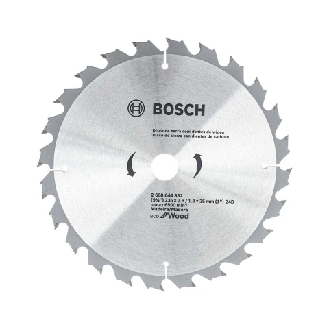 Disco Serra Circular Bosch Ecoline Ø235X25mm 24D