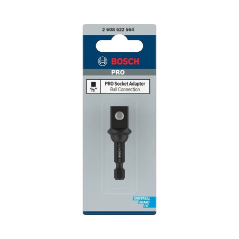 Adaptador Para Soquetes Bosch Pro Impact 1/2'' 1Un