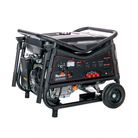 Gerador Gasolina Toyama 8.9kVA Trifásico 220V 7.1kW 24L Partida Elétrica AVR