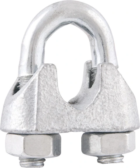 Clips p/ cabo aço 3/4" leve galv c/ 150 pç granel Vonder