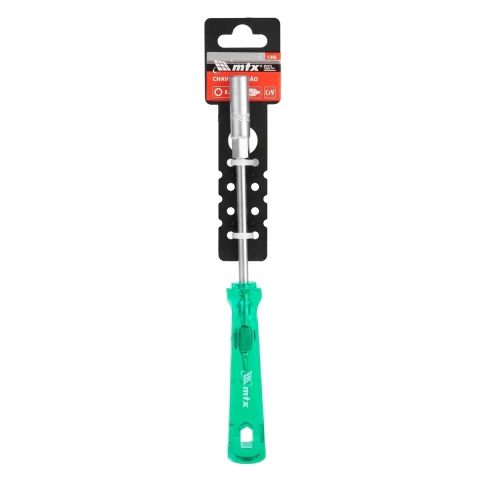 Chave Canhão 8 mm Haste 125 mm Aço Cromo Vanádio CrV Mtx 1 Peça