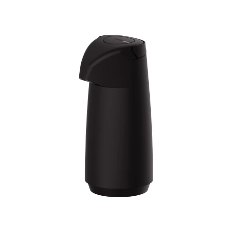 Garrafa Térmica Tramontina Exata 1 L Ampola De Vidro Corta Pingos Plástico Preto Bpa Free