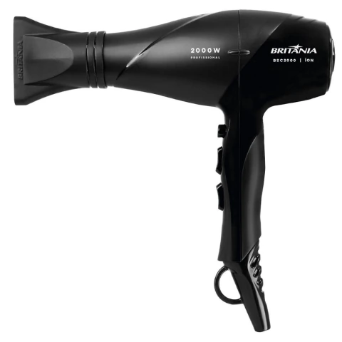 Secador de Cabelos Pro 127V BSC2000 2000W Britânia Preto