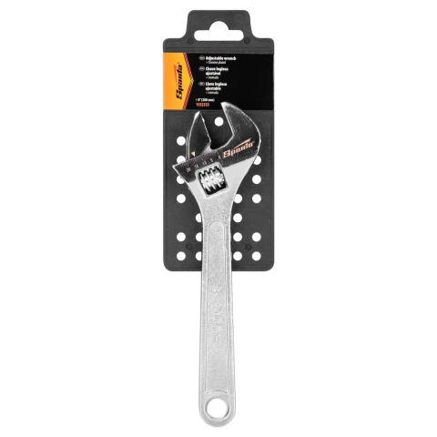 Chave Inglesa Ajustável Cromada 8'' 200mm Aço Carbono