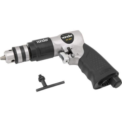 Furadeira 3/8" pneumática pistola 6pcm 1/4" npt fp380 Vonder