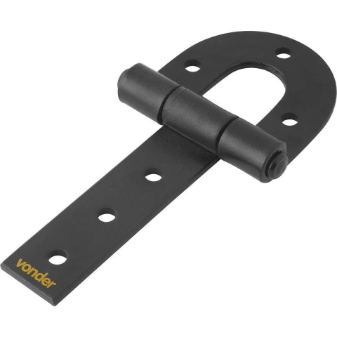 Dobradiça para porteira 205mm aço carbono pintado Vonder