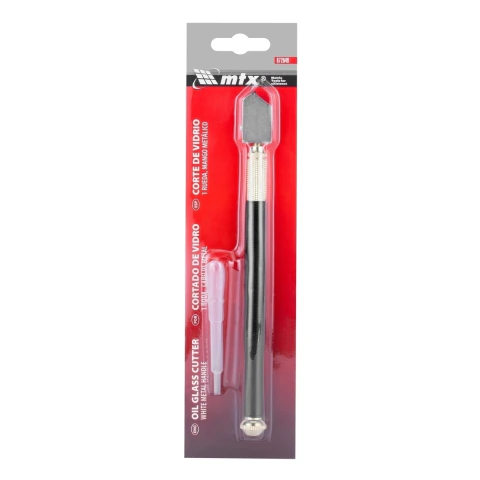 Cortador de Vidro Reservatório de Óleo Cabo Metal 10mm MTX
