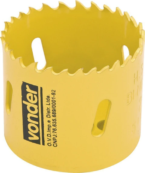 Serra copo aço rápido 25mm bimetálica para metal Vonder