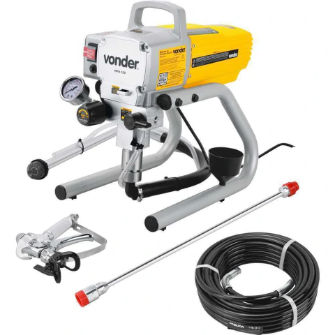 Máquina De Pintura Airless 1.2Hp 127V 2.2L/min 3000 Lbf/pol² Vonder Mpa120 Profissional
