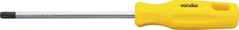 Chave torx t-45 com cabo reto cromo vanádio - Vonder