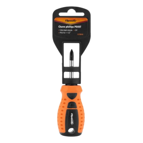 Chave Phillips Ph1 3/16 X 1.1/2 Polegadas 38 mm Aço Carbono Cabo Emborrachado Sparta