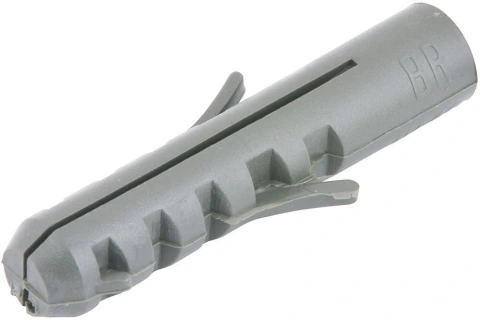 Bucha plástica 8x40mm com 100 peças Vonder