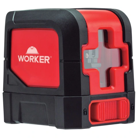 Nível Laser Auto Nivelamento 15M 3V 635mm ±3mm/10m Worker