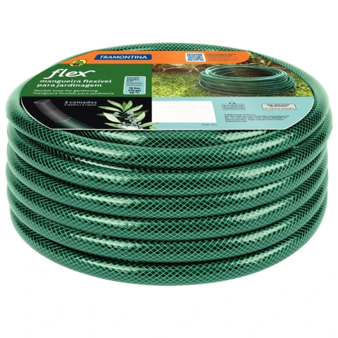 Mangueira Flex Tramontina Verde 10 m PVC 3 Camadas 10 bar 50°C Tramontina