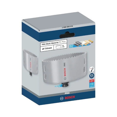 Serra Copo Bosch Pro Multi Material Power Change Plus 114mm