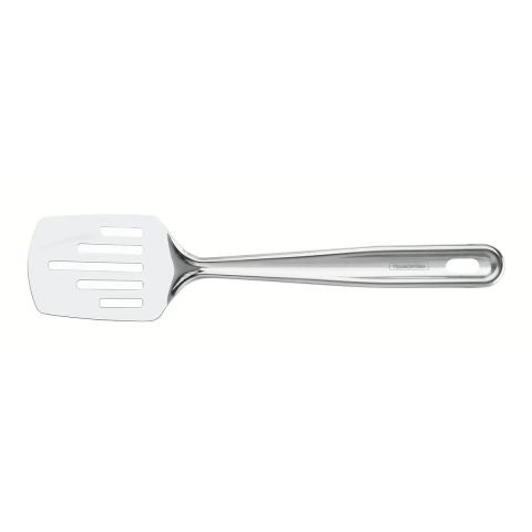 Espátula Tramontina Extrata Perfurada Aço Inox Para Grelhados Hambúrgueres E Cozinha Profissional