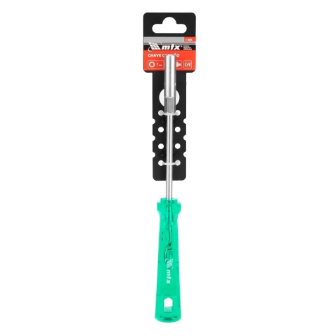 Chave Canhão 7 mm Aço Cromo Vanádio 125 mm Haste 52 HRC 1 Peça Mtx 1170355