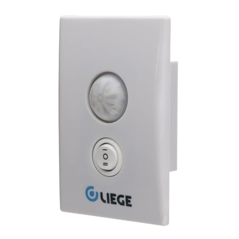 Sensor De Presença Parede Fn-Sp 180° 6m Bivolt 600W/1100W Ajustável Liege