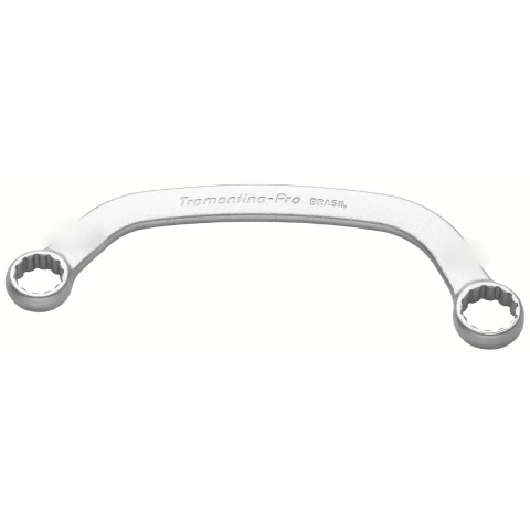 Chave Meia-Lua 14x16 mm Cr-V Aço Cromado DIN 3318 Tramontina PRO